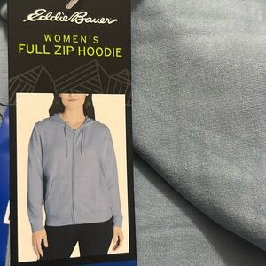 NWT Eddie Bauer Ladies' Performance Full Zip Hoodie M, L
